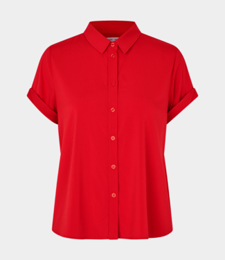 Samsoe Samsoe majan ss shirt 9942 haute red