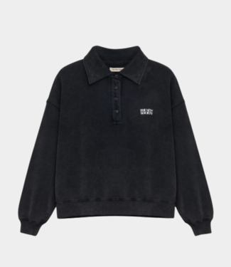 The New Society valeria woman polo washed grey washed grey