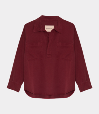 The New Society tns tencel woman shirt plum fantasy plum fantasy