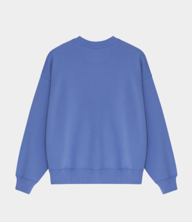The New Society tns logo woman sweatshirt starlight blue starlight blue AW25WSWT12C60