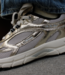 Mercer The re-run cracked gold women's sneaker