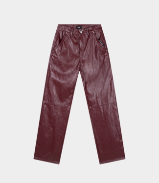 Alix the Label Faux leather pant bordeaux