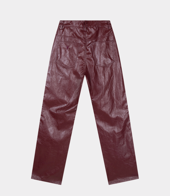 Alix the Label Faux leather pant bordeaux