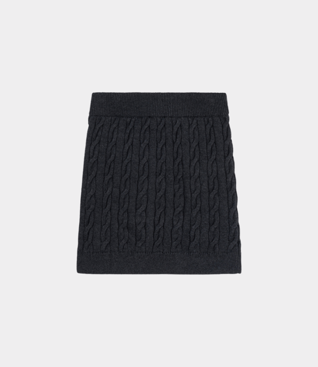 Alix the Label Knitted cable skirt antracite melange 2509267307-971