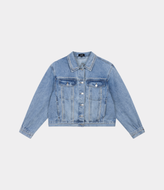 Alix the Label Studs denim jacket denim blue