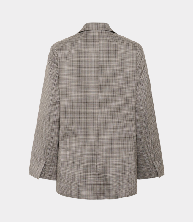 Karen By Simonsen Kbborg blazer borg check  10105668-108487
