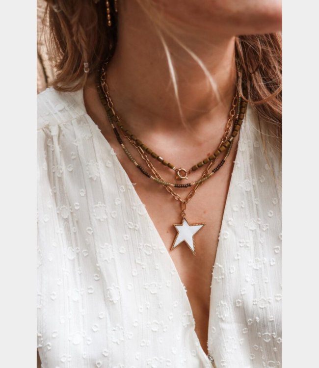 Label Kiki 3.0 Lasso necklace gold KSK2051-GOLD