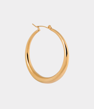 Label Kiki Golden cirkel hoop gold