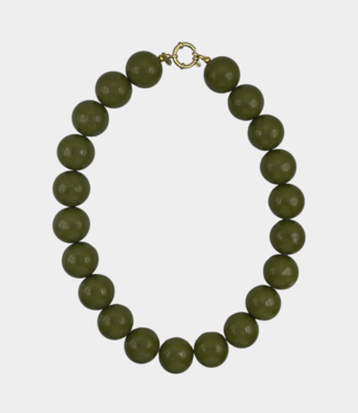 Bonnie Studios Wilma army green necklace