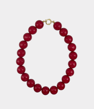 Bonnie Studios Wilma burgundy necklace