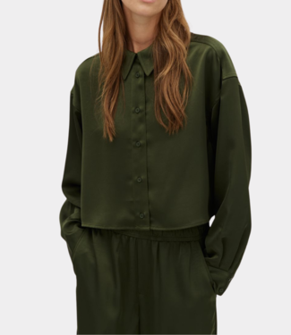 MbyM Emele-m quilana blouse pine green