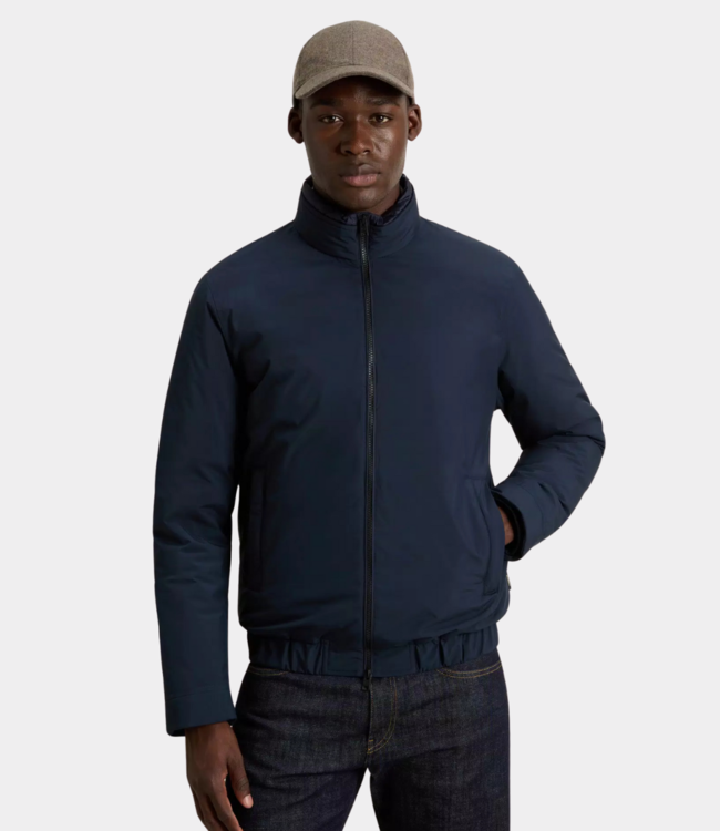 Woolrich cloud lewis bomber melton blue