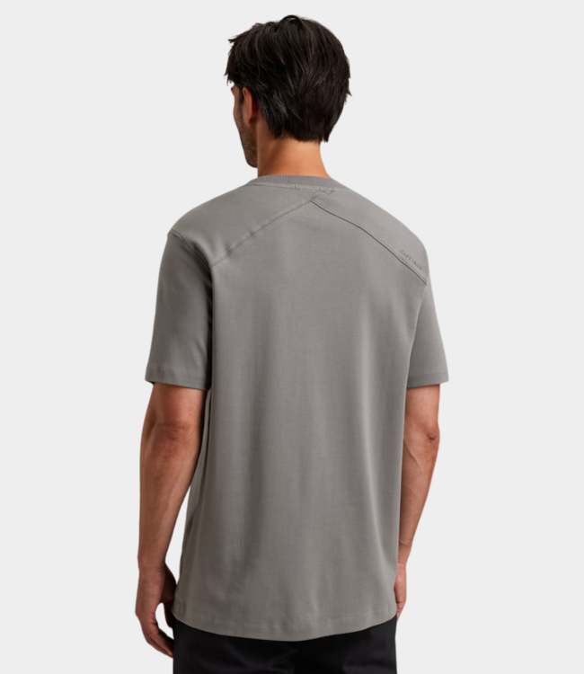 Cast Iron r-neck tee s/s granite gray