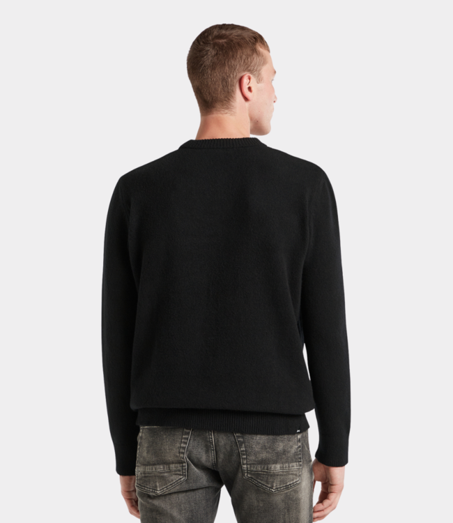 Denham denham crew knit cch black