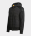 Parajumpers Manfred Fleece/Nylon Hooded Jacket Black