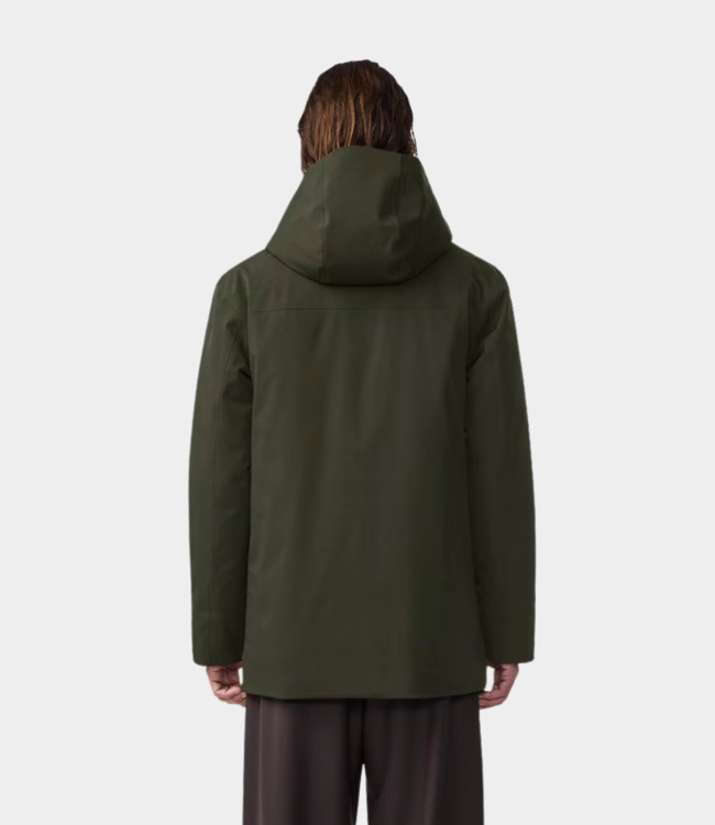 NN.07 blake hood jacket dark army