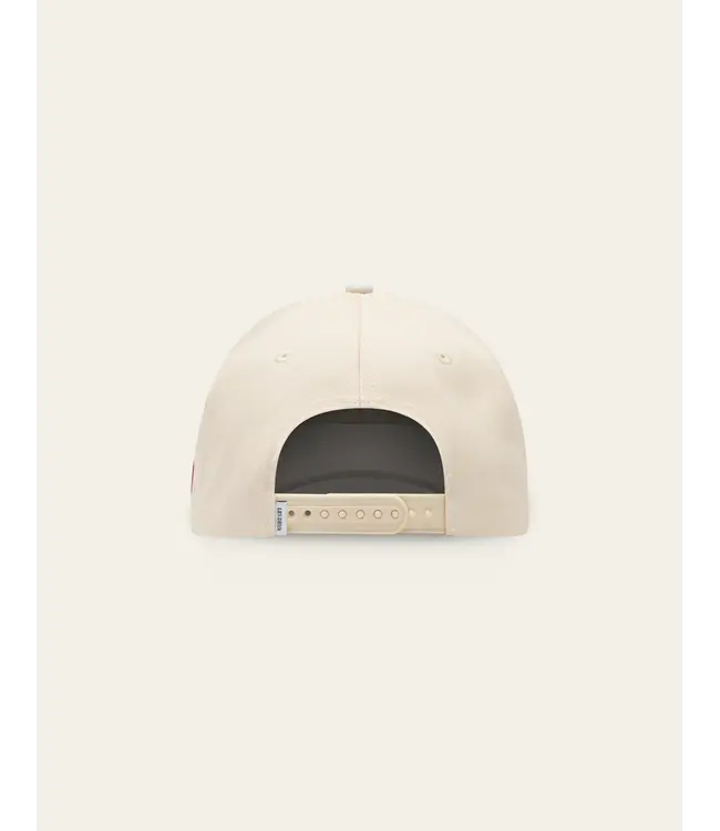 Les Deux Baseball Cap Suede II ivory dark navy LDM702003-215460