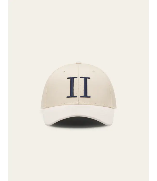 Les Deux Baseball Cap Suede II ivory dark navy LDM702003-215460