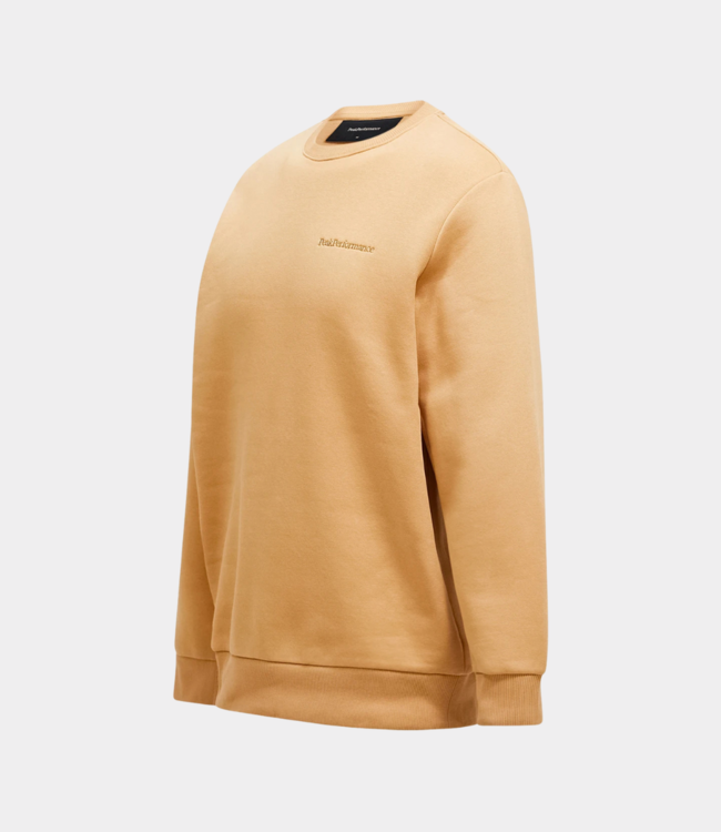 Peak Performance original small logo crew men sierra sand