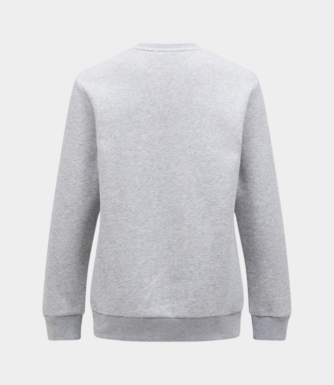 Peak Performance original small logo crew men med grey melange
