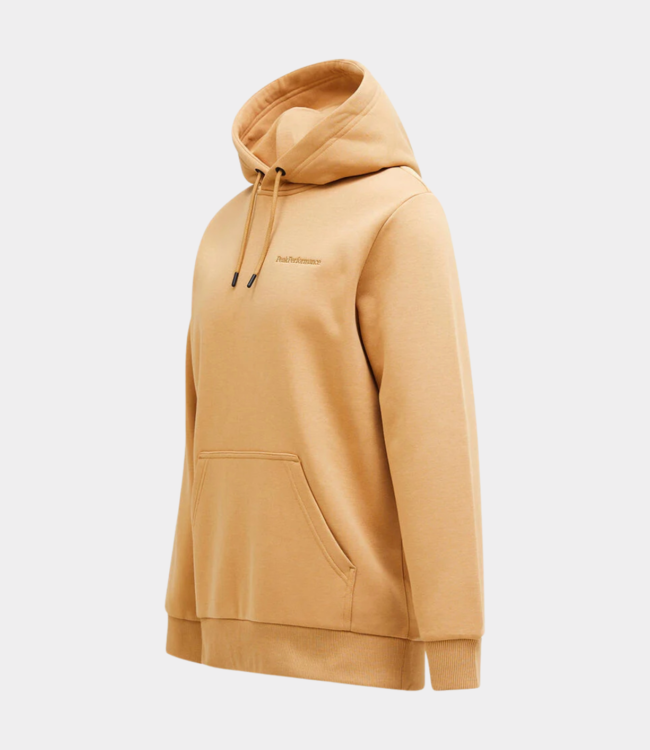 Peak Performance original small logo hood men sierra sand