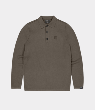 Butcher of Blue clifden polo mocha brown