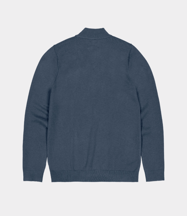 Butcher of Blue clifden halfzip schmutz blau