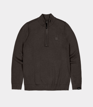 Butcher of Blue clifden halfzip topaz brown