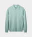 Foret brushed polo knit dove
