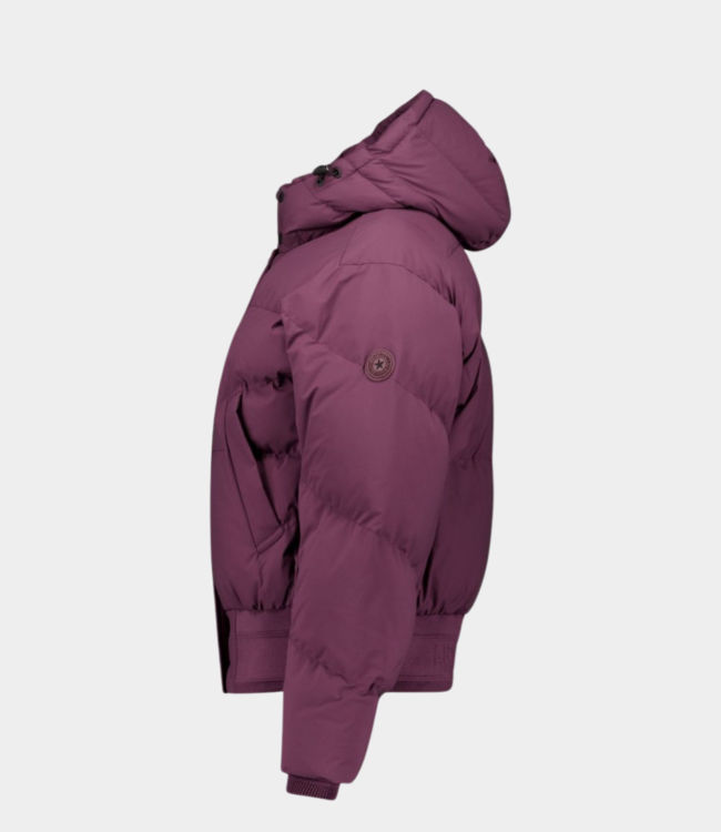 Airforce Bex bomber jacket berry wine