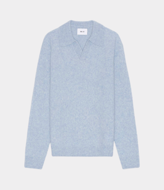 NN.07 hope polo knit 6683 cerulean