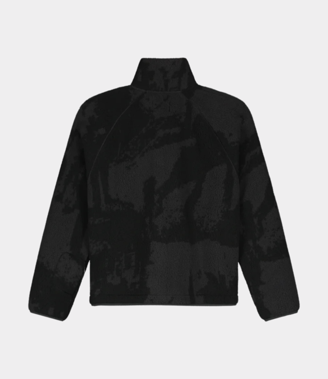 Olaf fleece jacket black/charcoal