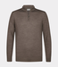 Profuomo half zip knit taupe