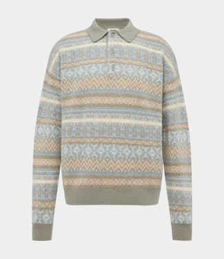 Drykorn Bekket polo knit green