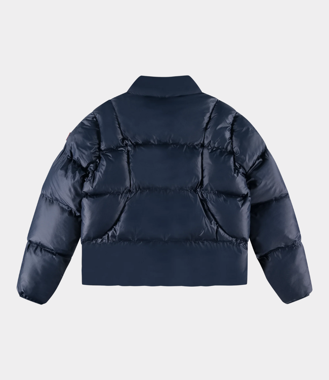 The New Originals Curve puffer jacket navy