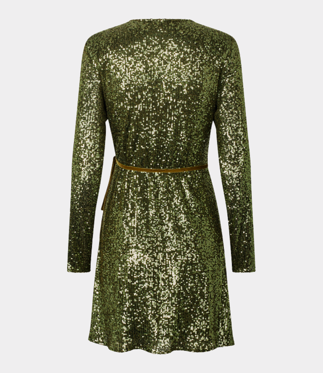 MbyM kilara-m safina dress beetle green