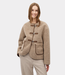 MbyM Keisa-m filana jacket grey coffee melange