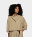 10Days Oversized cropped blouse earth