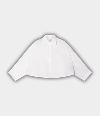 10Days Oversized cropped blouse ecru