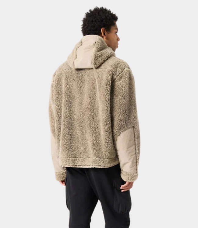 Parajumpers camaglio full zip hooded sweatshirt mastic