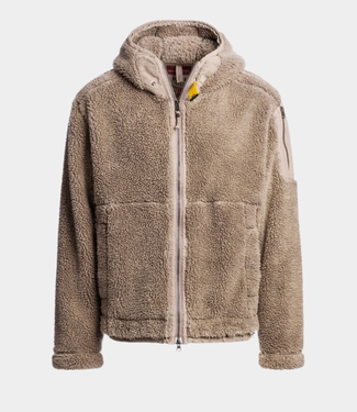 Parajumpers camaglio full zip hooded sweatshirt mastic