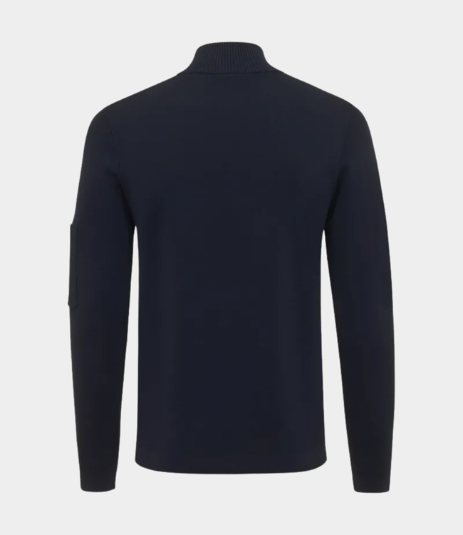 Genti Turtle zip navy