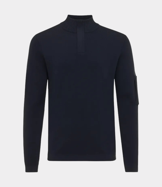 Genti Turtle zip navy