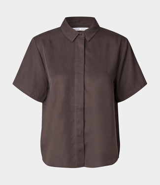 Samsoe Samsoe mina ss shirt 14028 black coffee