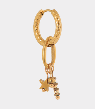 Label Kiki Cowgirl hoop gold