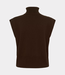 Gestuz Gzmanzi waistcoat deep burnt brown