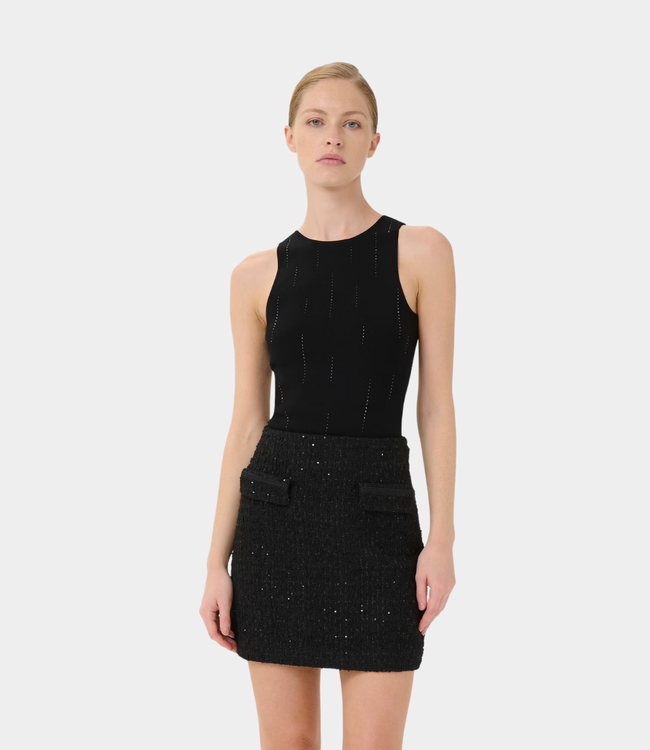 Gestuz gzsaya top black