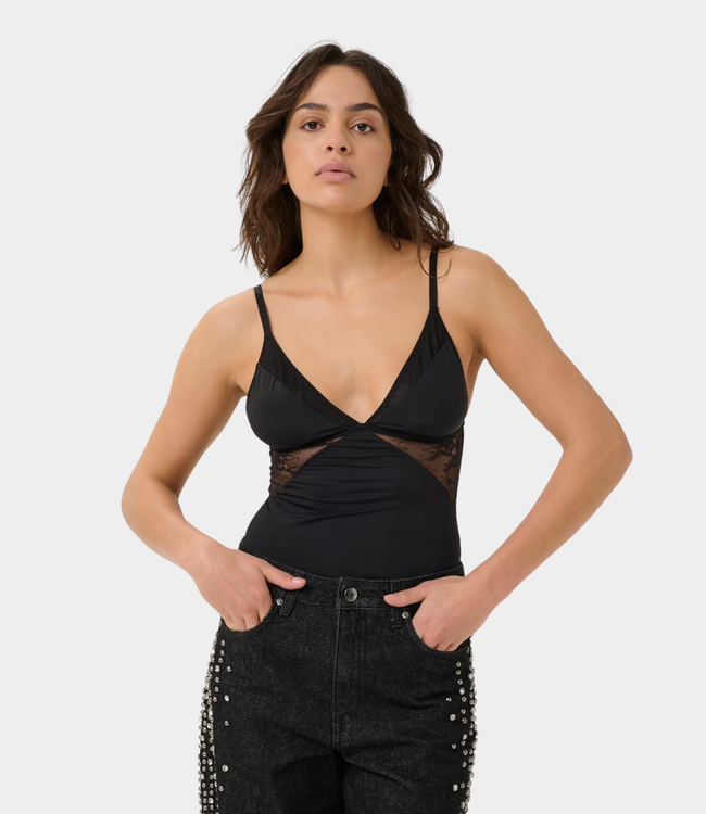 Gestuz gzcami lace top black