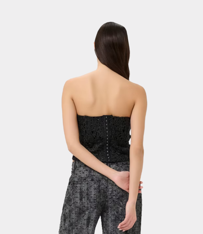 Karen By Simonsen kbundina corsage top meteorite