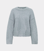Karen By Simonsen kbsada knit pullover flint gray